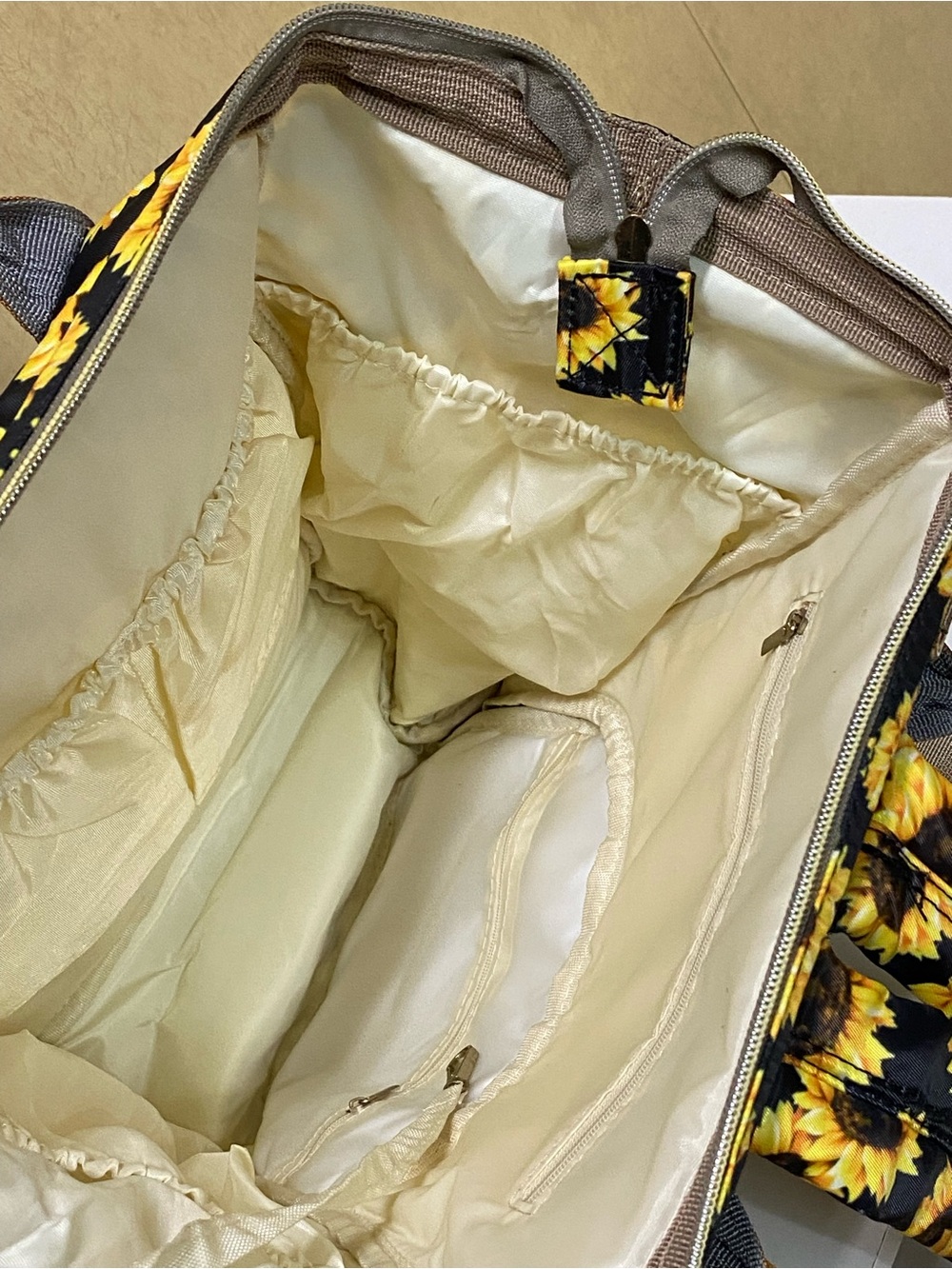 Backpack with Sunflowers - Picture 12 of 14